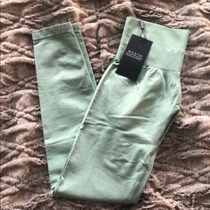 Ripped NVGTN Sage Green Seamless Leggings